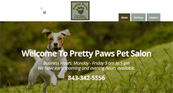 Desktop Screenshot of prettypawspetsalon.com